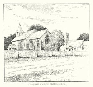 Willingale Spain og Willingale Doe (litografi) af Duncan Moul