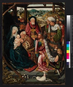 Kongernes tilbedelse, 1520 af Dutch School