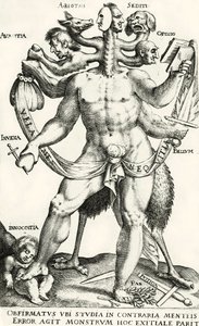 Arminianisme som femhovedet monster af Dutch School