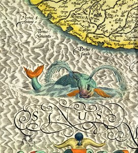 C.3.c.8 Søuhyre, detalje fra side 369-70 i Mercators 