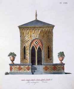 Havedekorationer, fra Magazine of Garden Gems af G. van Laar, udgivet 1802 af Dutch School