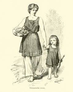 Germanic woman  af Dutch School