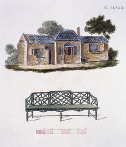 Illustration fra Magazine of Garden Gems af G Van Laar, 1802 af Dutch School