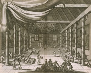 Kejserpaladset, Peking, 1670 af Dutch School