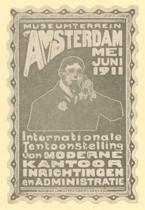 International udstilling af moderne kontorudstyr, Museumsområde, Amsterdam, 1911 af Dutch School