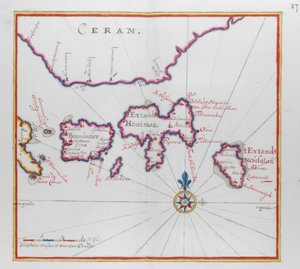 Øen Ceram (Seram), Indonesien. af Dutch School