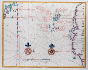 Kort over Formosa (Taiwan) af Dutch School