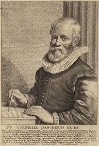Portræt af Cornelis Danckerts de Ry af Dutch School