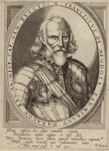 Portræt af Francesco de Mendoza af Dutch School