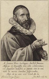Portræt af Jan Pieterszoon Sweelinck af Dutch School