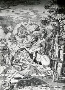 Sankt Georg og dragen, 1500-tallet af Dutch School