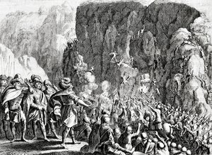 Belejringen af Masada, ca. 1700 af Dutch School