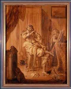 Toilettet om morgenen af Dutch School