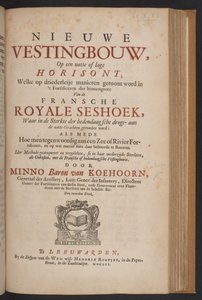 Titelblad af Nieuwe Vestingbouw af Dutch School
