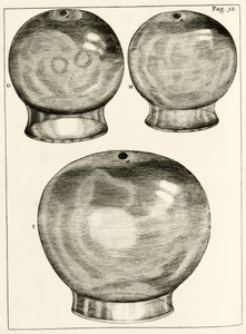 Forskellige cuppingglas, fra Lægepraktik af Frederik Dekkers, 1694 af Dutch School