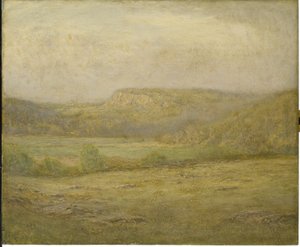 New England Hills, 1901 (olie på træpanel)