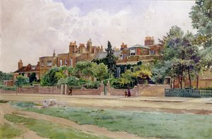 Wrens og Faradays huse ved Hampton Court af E.H. Fitchew