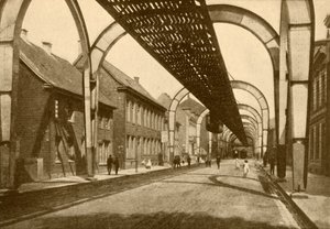 Et elektrisk affjedret mono-skinnesystem, 1930. af ENA