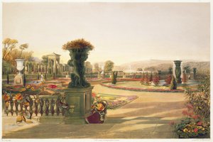 The Parterre, Trentham Hall Gardens, pub. af Thomas McLean