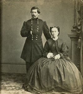 Generalmajor George B. McClellan og hans kone, udgivet af Anthony
