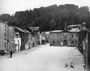 En gade i Montgomery, Wales, 1924-1926