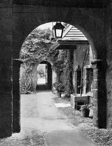 Gammel domstol i Exeter Cathedral, Devon, 1924-1926