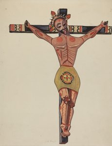 Krucifiks - Fra nærområdet af Mora, 19351942. af E. Boyd