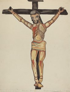 Krucifiks, fra Vicinity of Taos, 19351942.