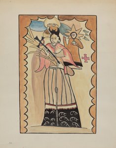 St. John Nepomucene-malet på Buffalo Hide før 1800, 19351942.