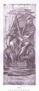 Odin-et design af E Burne Jones, 1920