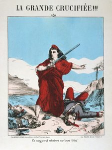 Allegori af det republikanske Frankrig, 1871. af E. Courtaux