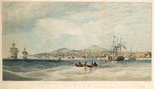 Udsigt over Dundee fra floden af E. Duncan