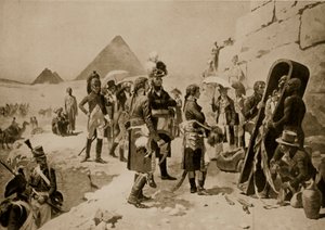 Napoleon i Egypten, illustration fra 