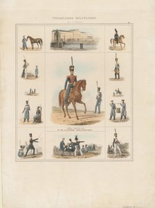 Påklædningsuniformer fra Izmailovsky-regimentet, 1840 af E. Gilbertson