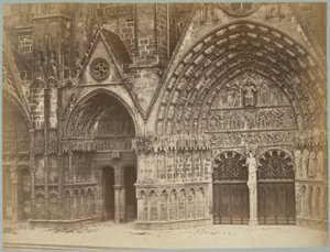 Vestdøren, Bourges af E. Quetier