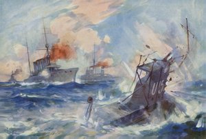 Sænkning af den tyske ubåd U-15 af HMS Birmingham