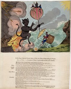 Til Hans Kongelige Højhed Frederick Duke of York, denne plade af Satan, der har magtens overvægt; eller Bounaparte