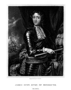 James Scott, 1. hertug af Monmouth, anerkendt af nogle som James II af England, 1826.