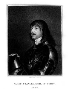 James Stanley, 7. jarl af Derby, royalistisk tilhænger, 1824. af E. Scriven