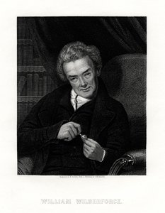 William Wilberforce, engelsk anti-slaveri-forkæmper, 1800-tallet. af E. Scriven