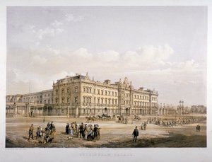 Buckingham Palace, London, 1852 af E Walker