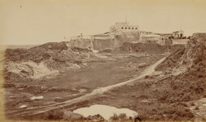 Slottet i San José, Guatemala af Eadweard Muybridge