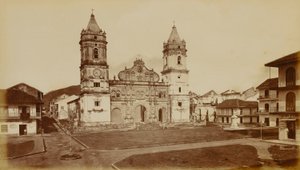Katedral, Panama af Eadweard Muybridge