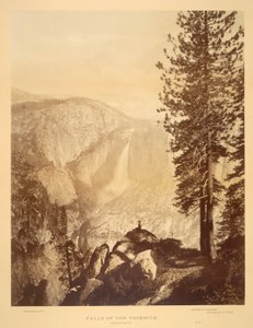 Falls of the Yosemite af Eadweard Muybridge
