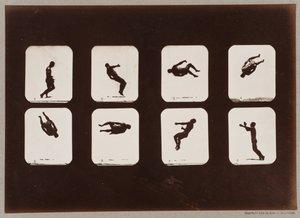 Plade 106. Atleter, Twisting Summersault af Eadweard Muybridge