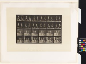 Plade 12.Gå af Eadweard Muybridge