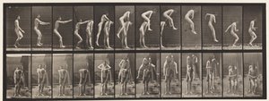 Plade 166. Springning; Over Mandens Ryg af Eadweard Muybridge