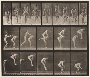 Tavle 167. Springning; Over drengens ryg (Leap Frog) af Eadweard Muybridge