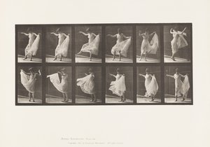 Tallerken 189. Dans (fancy) af Eadweard Muybridge