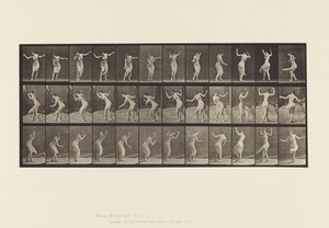 Tallerken 191. Dans (fancy) af Eadweard Muybridge